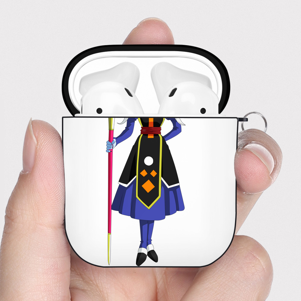（画像用） ドラゴンボール DRAGON BALL AirPods 第2世代保護ケース ハードシェル ブラック 耐衝撃・防指紋・カラビナ付き