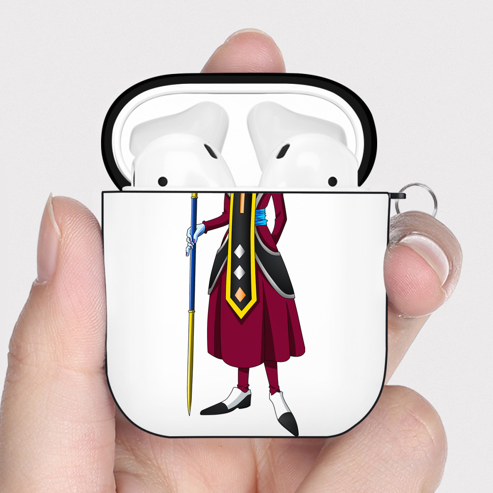 （画像用） ドラゴンボール DRAGON BALL AirPods 第2世代保護ケース ハードシェル ブラック 耐衝撃・防指紋・カラビナ付き