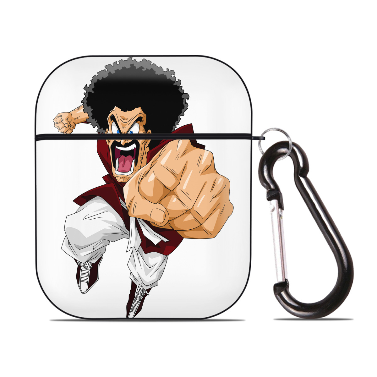 （画像用） ドラゴンボール DRAGON BALL AirPods 第2世代保護ケース ハードシェル ブラック 耐衝撃・防指紋・カラビナ付き