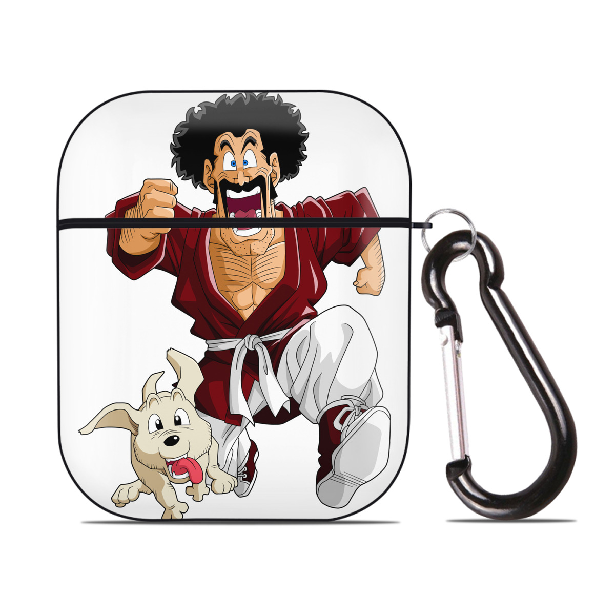 （画像用） ドラゴンボール DRAGON BALL AirPods 第2世代保護ケース ハードシェル ブラック 耐衝撃・防指紋・カラビナ付き
