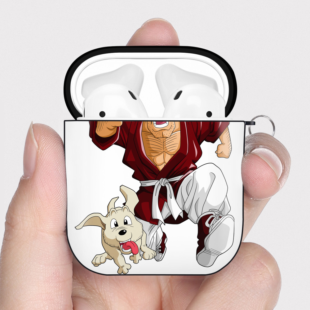 （画像用） ドラゴンボール DRAGON BALL AirPods 第2世代保護ケース ハードシェル ブラック 耐衝撃・防指紋・カラビナ付き