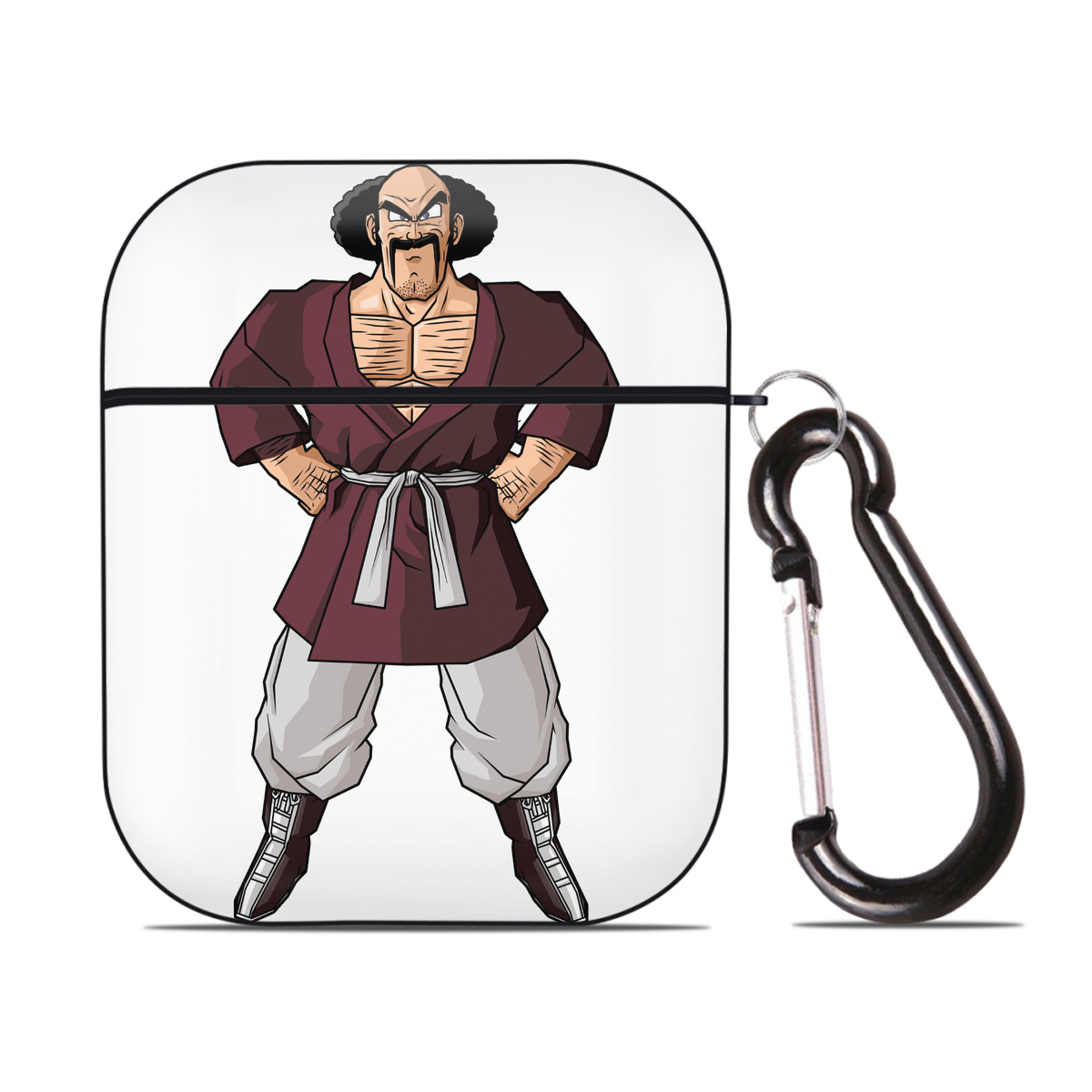 （画像用） ドラゴンボール DRAGON BALL AirPods 第2世代保護ケース ハードシェル ブラック 耐衝撃・防指紋・カラビナ付き
