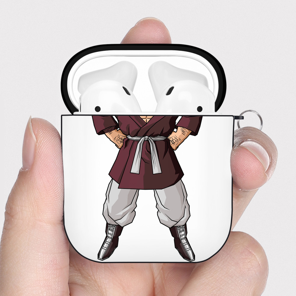（画像用） ドラゴンボール DRAGON BALL AirPods 第2世代保護ケース ハードシェル ブラック 耐衝撃・防指紋・カラビナ付き