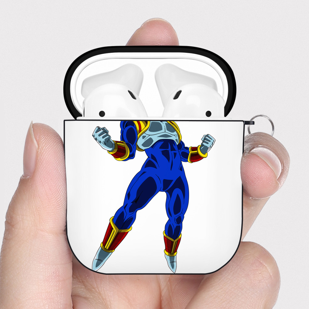 （画像用） ドラゴンボール DRAGON BALL AirPods 第2世代保護ケース ハードシェル ブラック 耐衝撃・防指紋・カラビナ付き