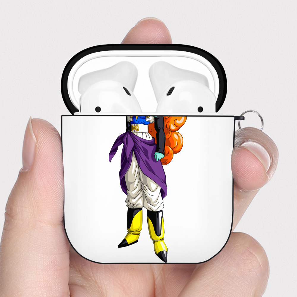 （画像用） ドラゴンボール DRAGON BALL AirPods 第2世代保護ケース ハードシェル ブラック 耐衝撃・防指紋・カラビナ付き