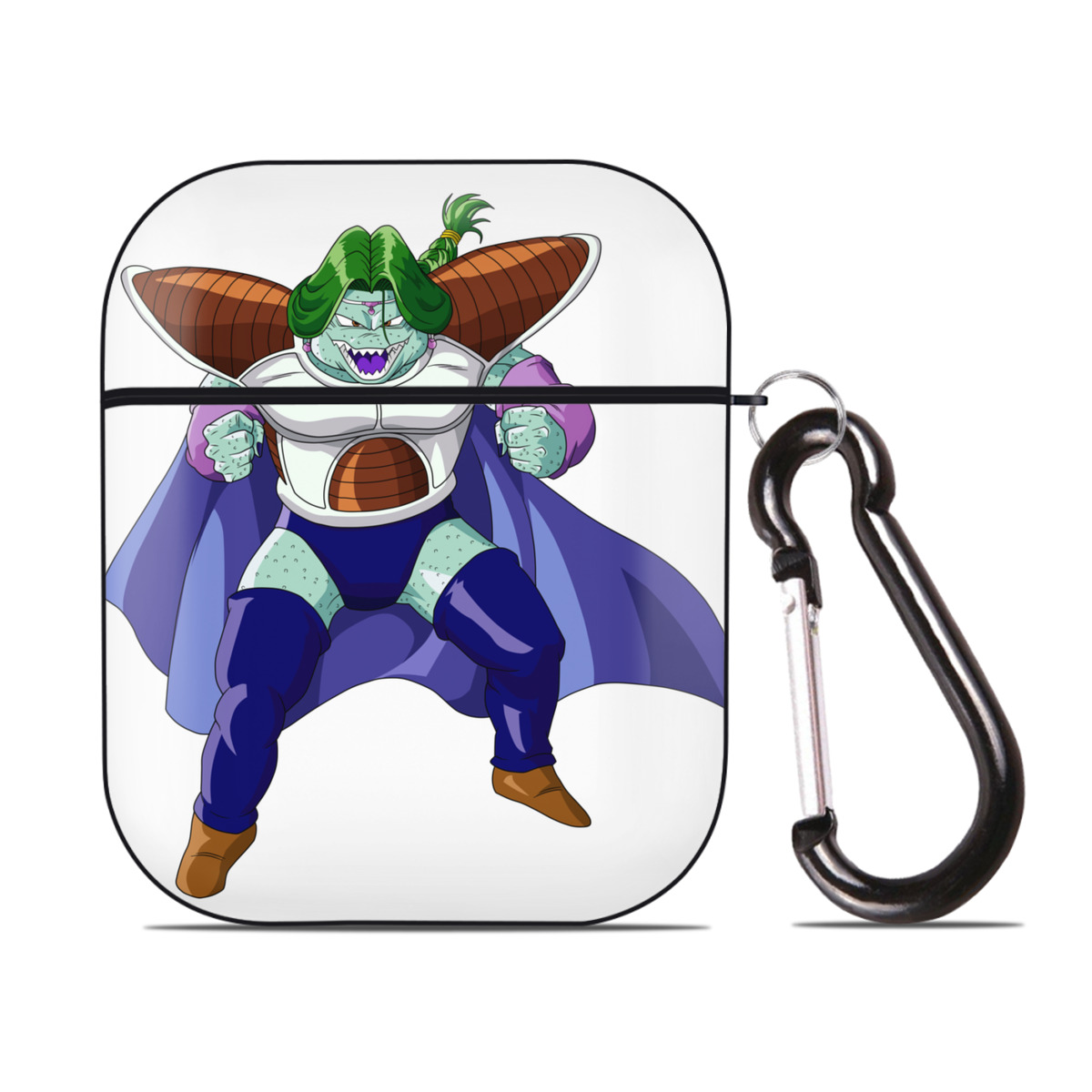 （画像用） ドラゴンボール DRAGON BALL AirPods 第2世代保護ケース ハードシェル ブラック 耐衝撃・防指紋・カラビナ付き