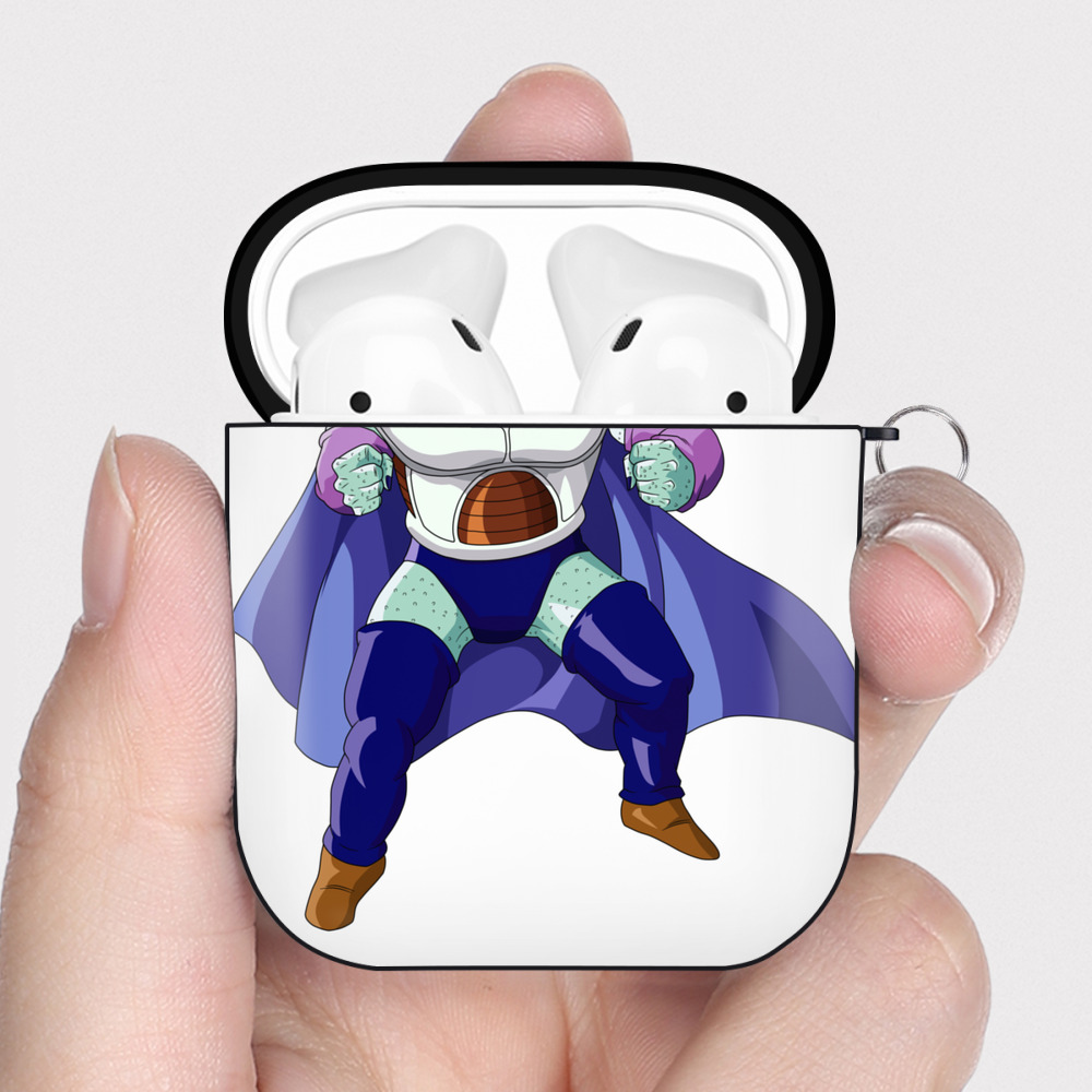 （画像用） ドラゴンボール DRAGON BALL AirPods 第2世代保護ケース ハードシェル ブラック 耐衝撃・防指紋・カラビナ付き