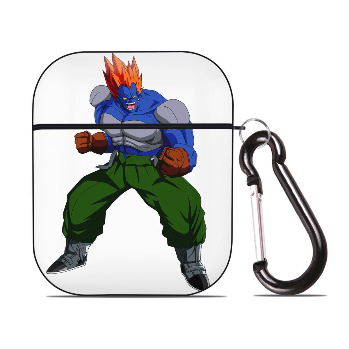 （画像用） ドラゴンボール DRAGON BALL AirPods 第2世代保護ケース ハードシェル ブラック 耐衝撃・防指紋・カラビナ付き