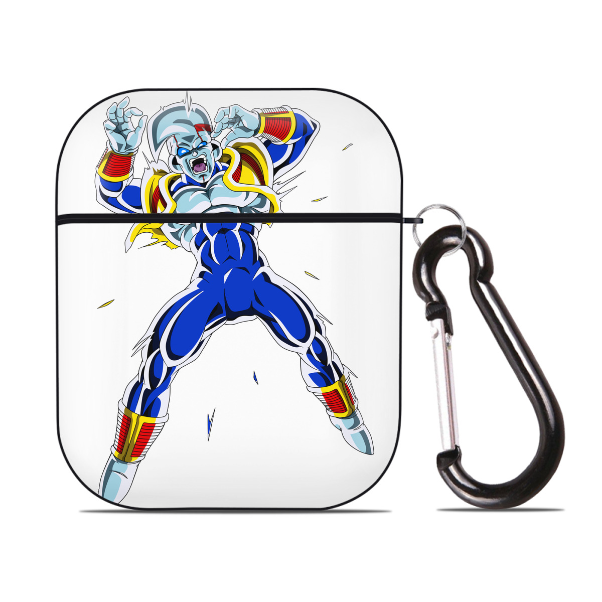 （画像用） ドラゴンボール DRAGON BALL AirPods 第2世代保護ケース ハードシェル ブラック 耐衝撃・防指紋・カラビナ付き