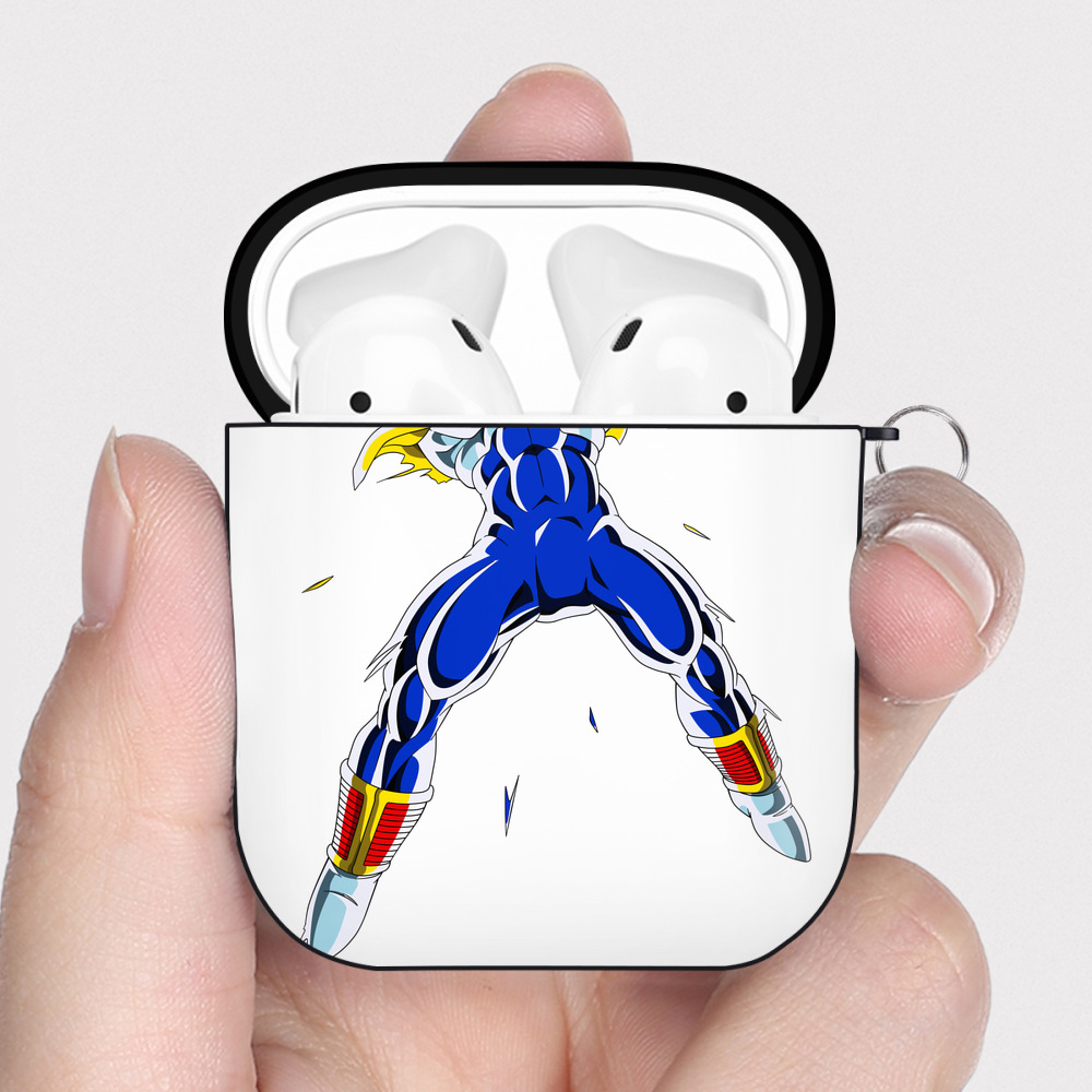 （画像用） ドラゴンボール DRAGON BALL AirPods 第2世代保護ケース ハードシェル ブラック 耐衝撃・防指紋・カラビナ付き