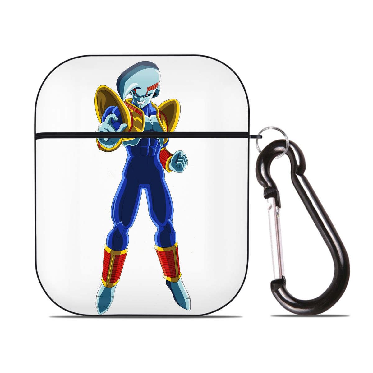 （画像用） ドラゴンボール DRAGON BALL AirPods 第2世代保護ケース ハードシェル ブラック 耐衝撃・防指紋・カラビナ付き