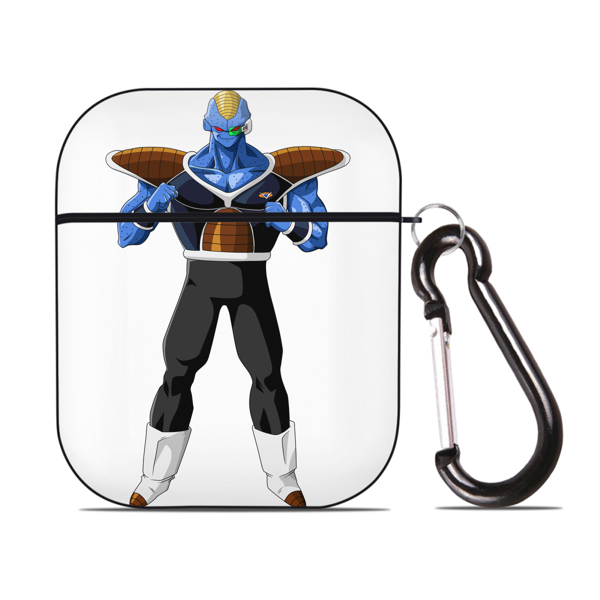 （画像用） ドラゴンボール DRAGON BALL AirPods 第2世代保護ケース ハードシェル ブラック 耐衝撃・防指紋・カラビナ付き