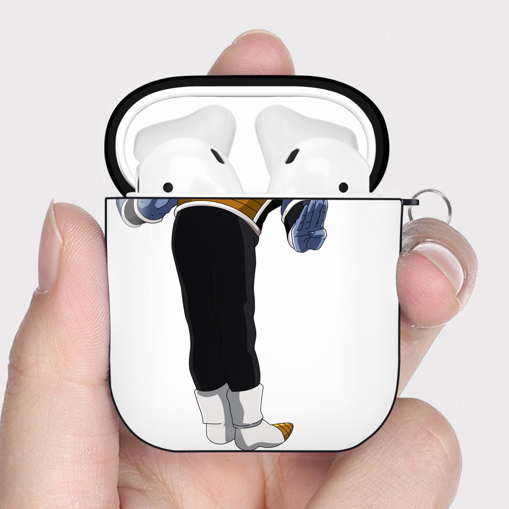 （画像用） ドラゴンボール DRAGON BALL AirPods 第2世代保護ケース ハードシェル ブラック 耐衝撃・防指紋・カラビナ付き