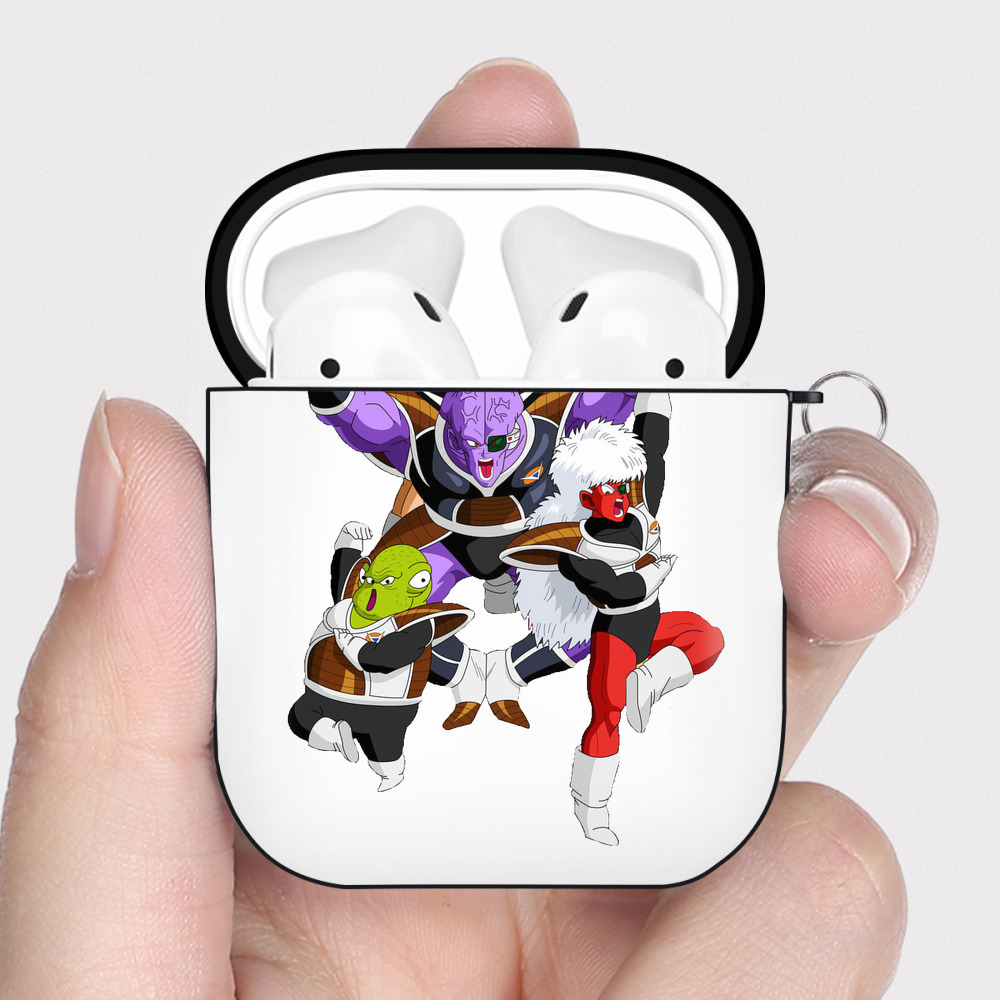 （画像用） ドラゴンボール DRAGON BALL AirPods 第2世代保護ケース ハードシェル ブラック 耐衝撃・防指紋・カラビナ付き