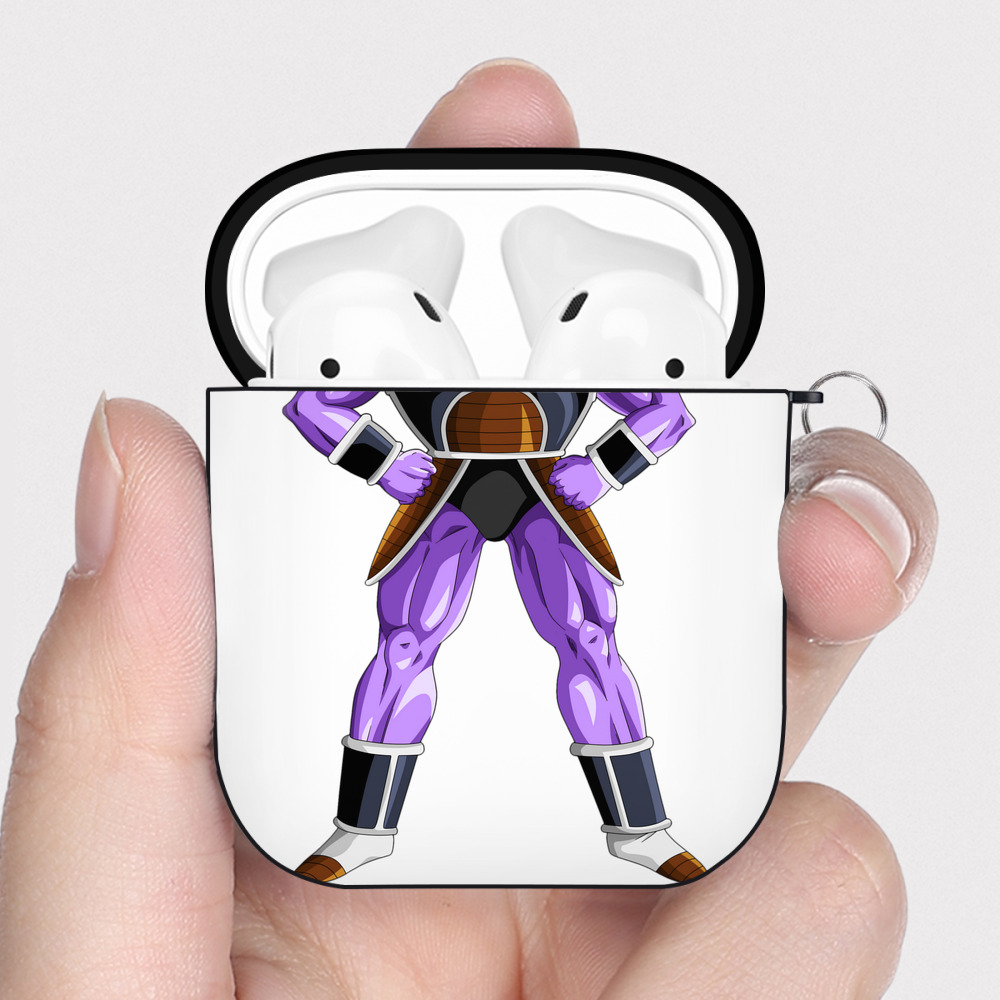 （画像用） ドラゴンボール DRAGON BALL AirPods 第2世代保護ケース ハードシェル ブラック 耐衝撃・防指紋・カラビナ付き