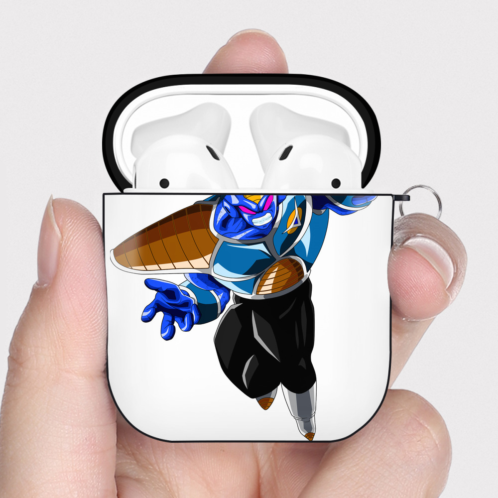 （画像用） ドラゴンボール DRAGON BALL AirPods 第2世代保護ケース ハードシェル ブラック 耐衝撃・防指紋・カラビナ付き