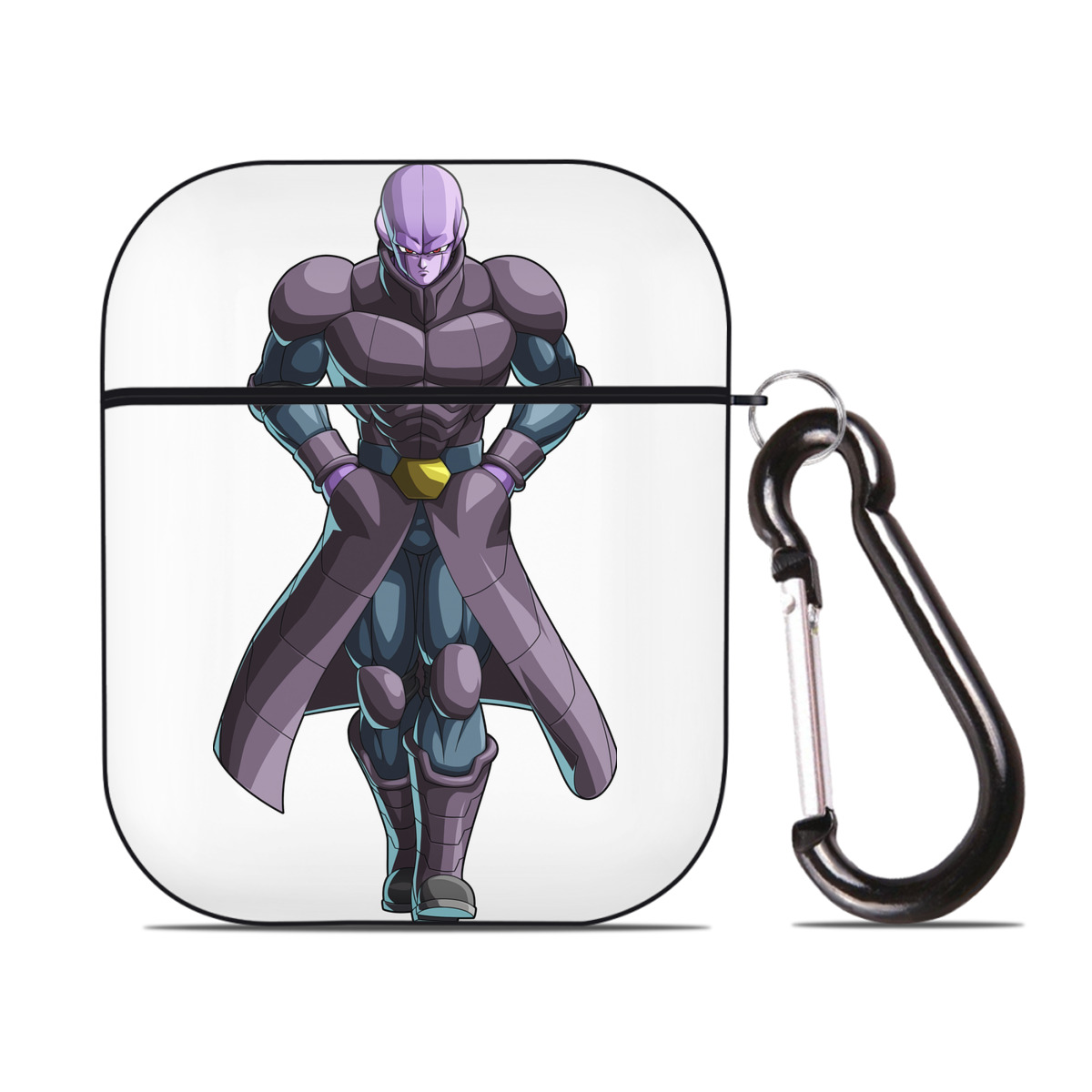 （画像用） ドラゴンボール DRAGON BALL AirPods 第2世代保護ケース ハードシェル ブラック 耐衝撃・防指紋・カラビナ付き