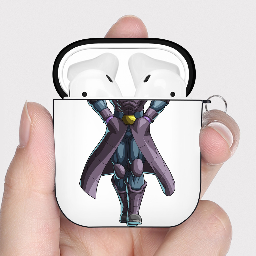 （画像用） ドラゴンボール DRAGON BALL AirPods 第2世代保護ケース ハードシェル ブラック 耐衝撃・防指紋・カラビナ付き