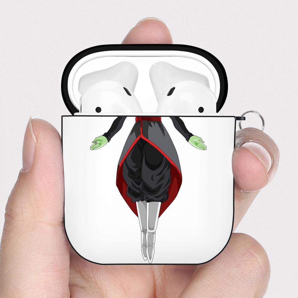 （画像用） ドラゴンボール DRAGON BALL AirPods 第2世代保護ケース ハードシェル ブラック 耐衝撃・防指紋・カラビナ付き