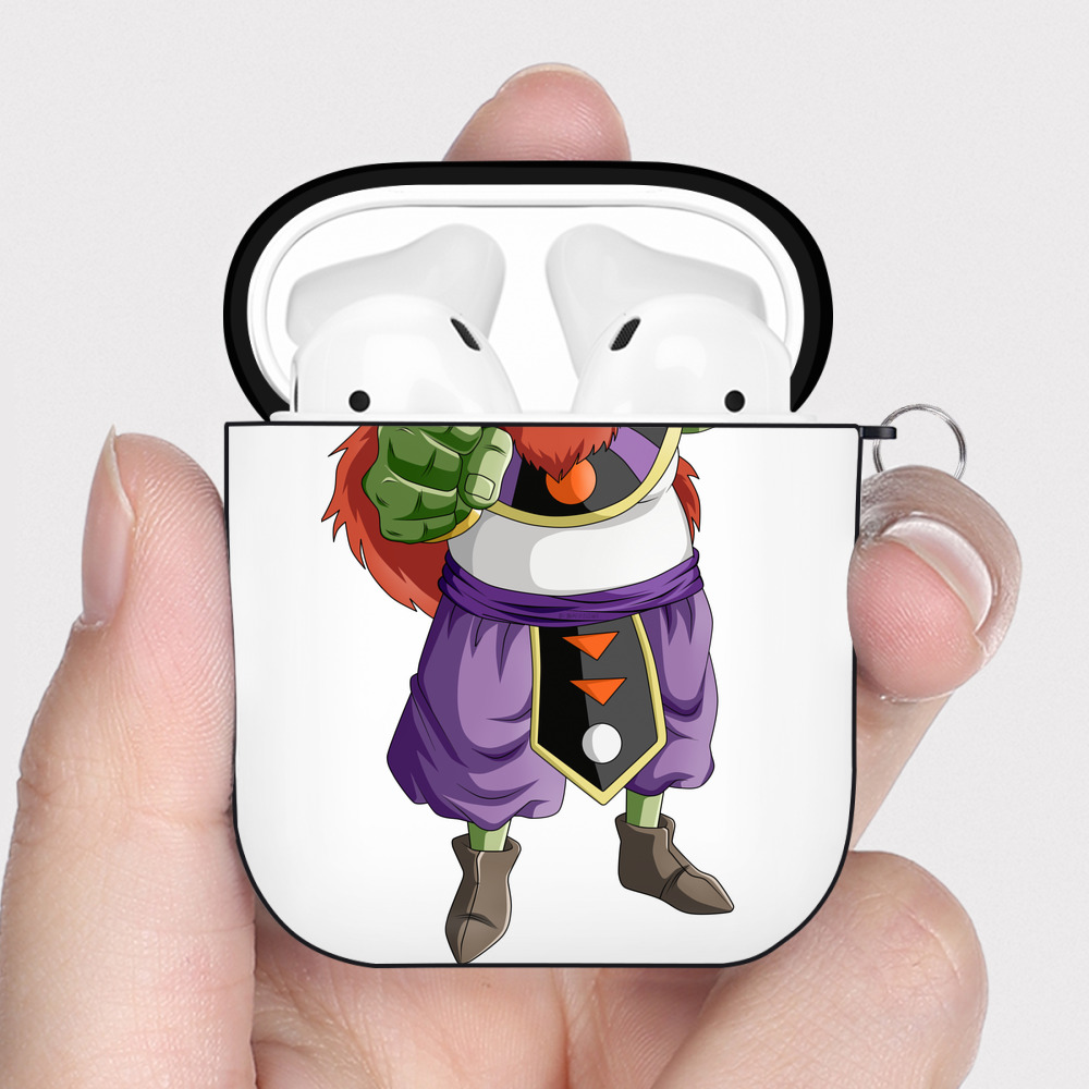 （画像用） ドラゴンボール DRAGON BALL AirPods 第2世代保護ケース ハードシェル ブラック 耐衝撃・防指紋・カラビナ付き