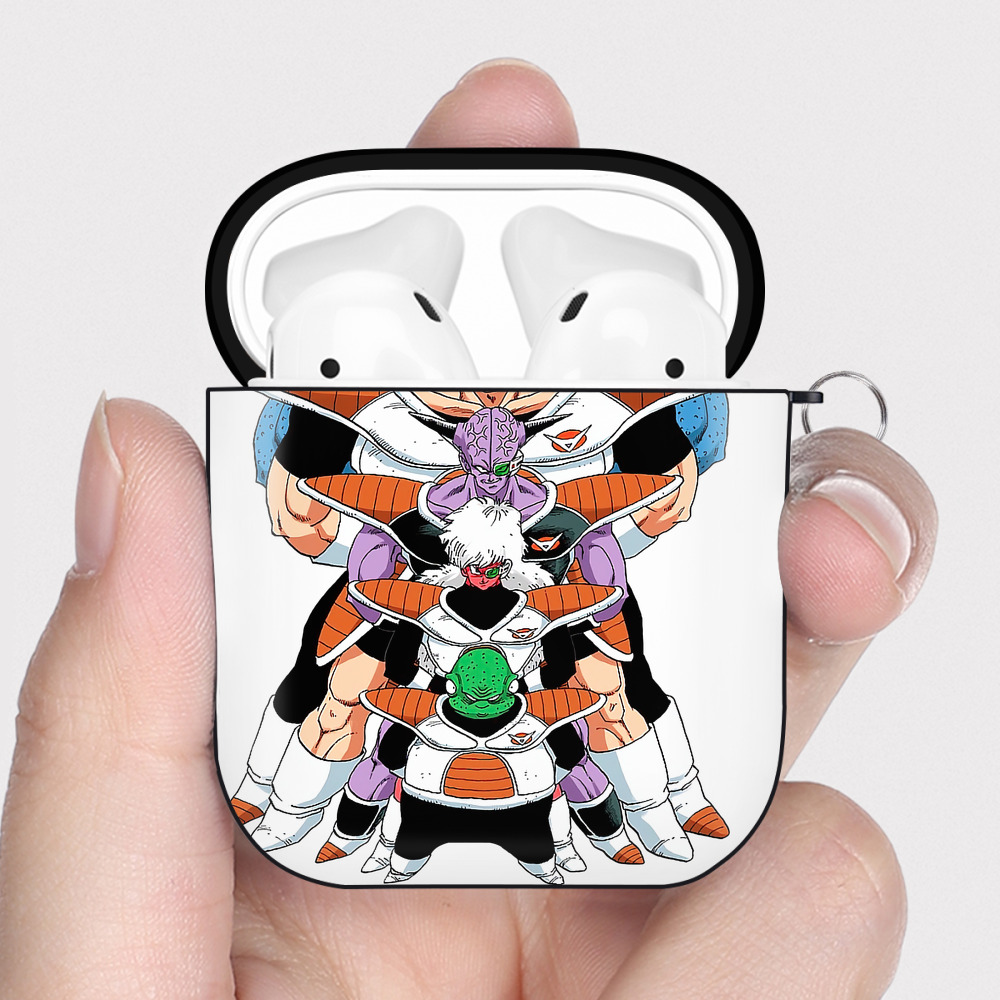 （画像用） ドラゴンボール DRAGON BALL AirPods 第2世代保護ケース ハードシェル ブラック 耐衝撃・防指紋・カラビナ付き