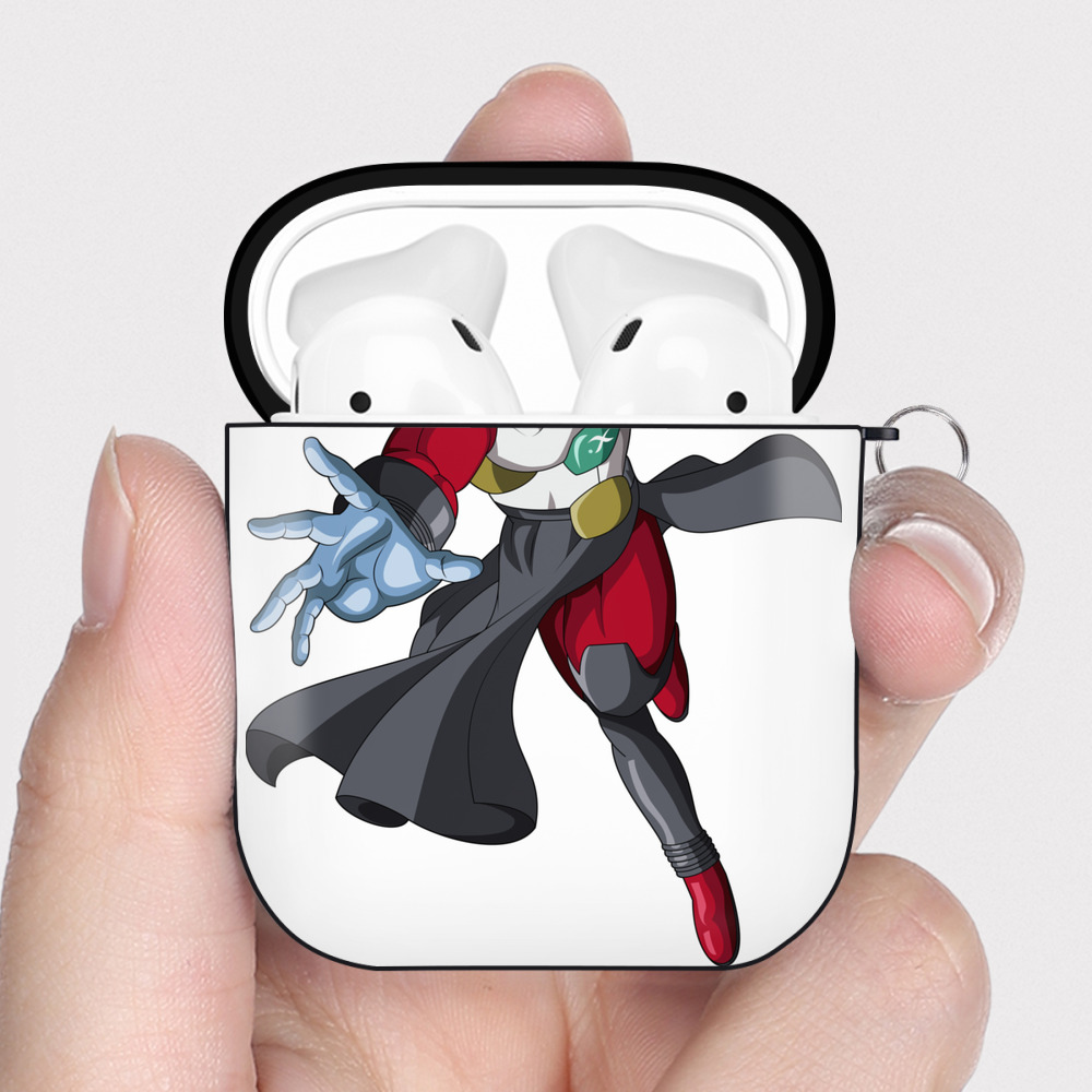 （画像用） ドラゴンボール DRAGON BALL AirPods 第2世代保護ケース ハードシェル ブラック 耐衝撃・防指紋・カラビナ付き