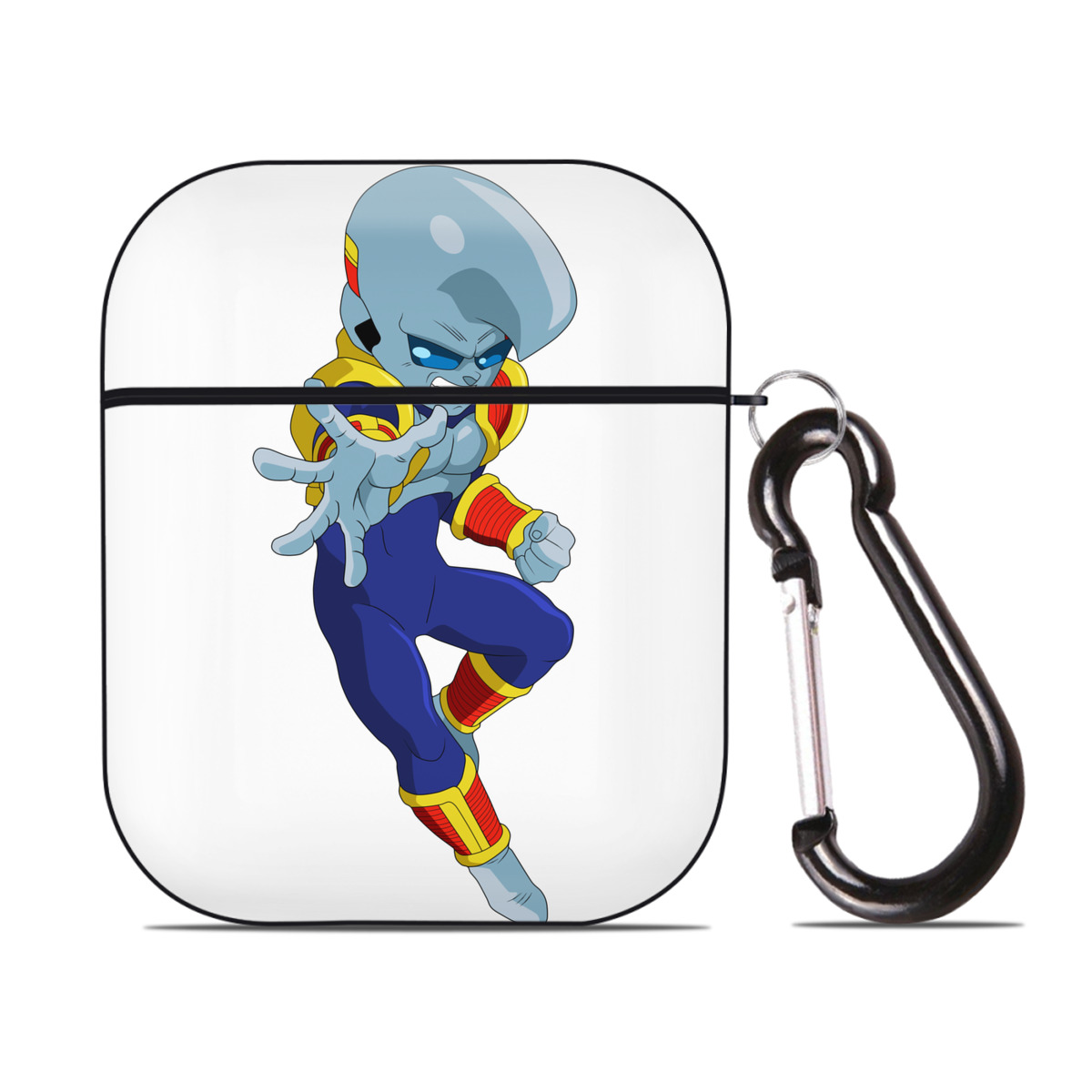 （画像用） ドラゴンボール DRAGON BALL AirPods 第2世代保護ケース ハードシェル ブラック 耐衝撃・防指紋・カラビナ付き