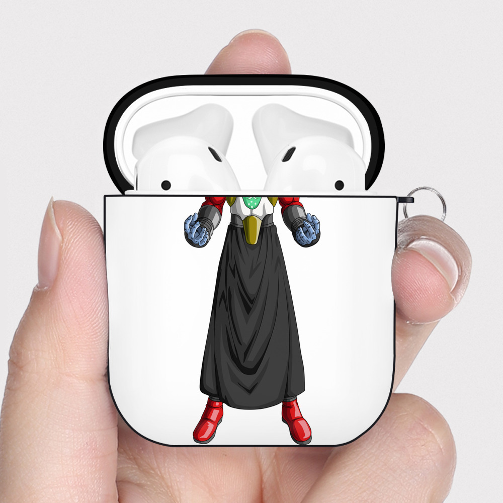 （画像用） ドラゴンボール DRAGON BALL AirPods 第2世代保護ケース ハードシェル ブラック 耐衝撃・防指紋・カラビナ付き