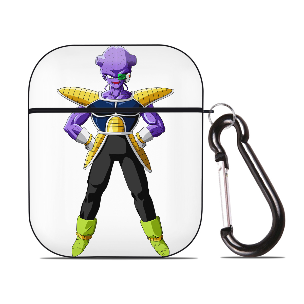 （画像用） ドラゴンボール DRAGON BALL AirPods 第2世代保護ケース ハードシェル ブラック 耐衝撃・防指紋・カラビナ付き