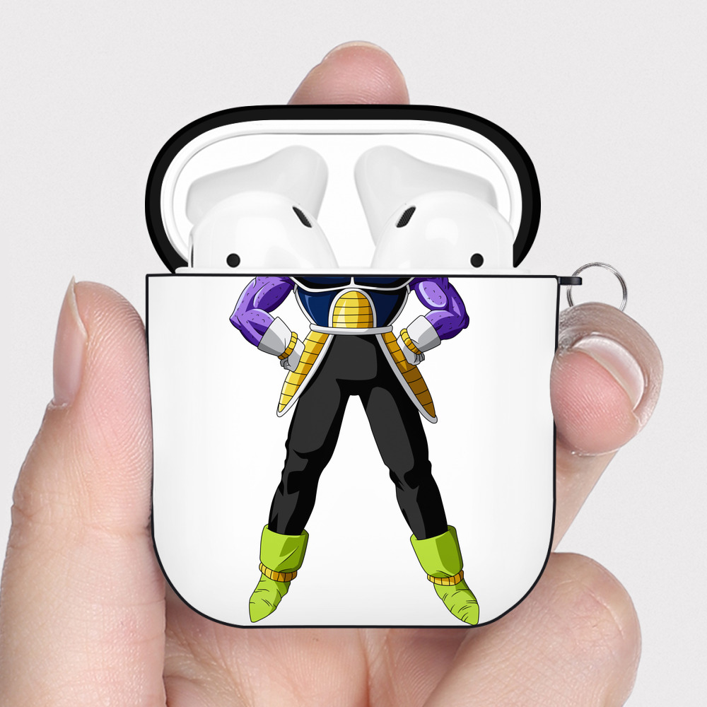 （画像用） ドラゴンボール DRAGON BALL AirPods 第2世代保護ケース ハードシェル ブラック 耐衝撃・防指紋・カラビナ付き