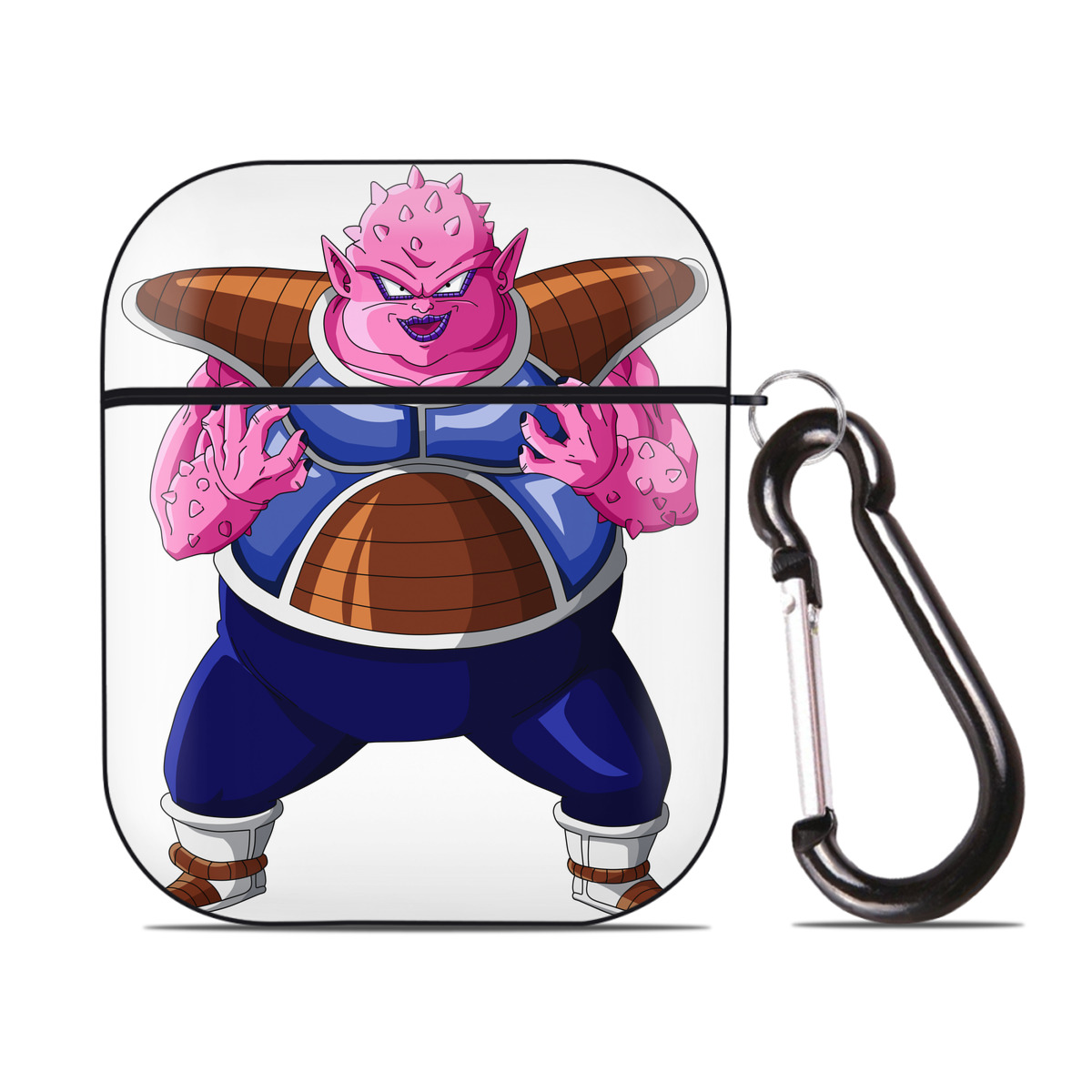 （画像用） ドラゴンボール DRAGON BALL AirPods 第2世代保護ケース ハードシェル ブラック 耐衝撃・防指紋・カラビナ付き
