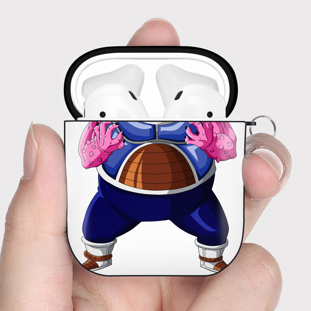 （画像用） ドラゴンボール DRAGON BALL AirPods 第2世代保護ケース ハードシェル ブラック 耐衝撃・防指紋・カラビナ付き