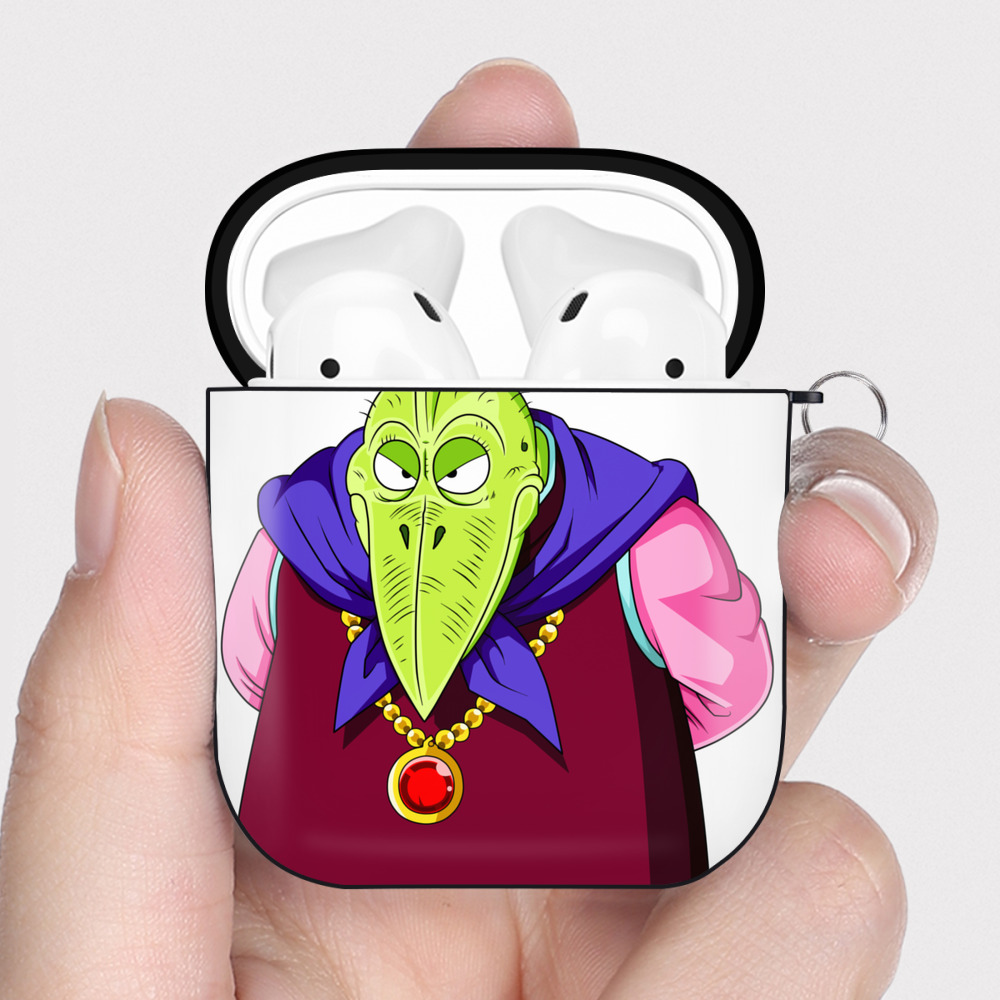 （画像用） ドラゴンボール DRAGON BALL AirPods 第2世代保護ケース ハードシェル ブラック 耐衝撃・防指紋・カラビナ付き
