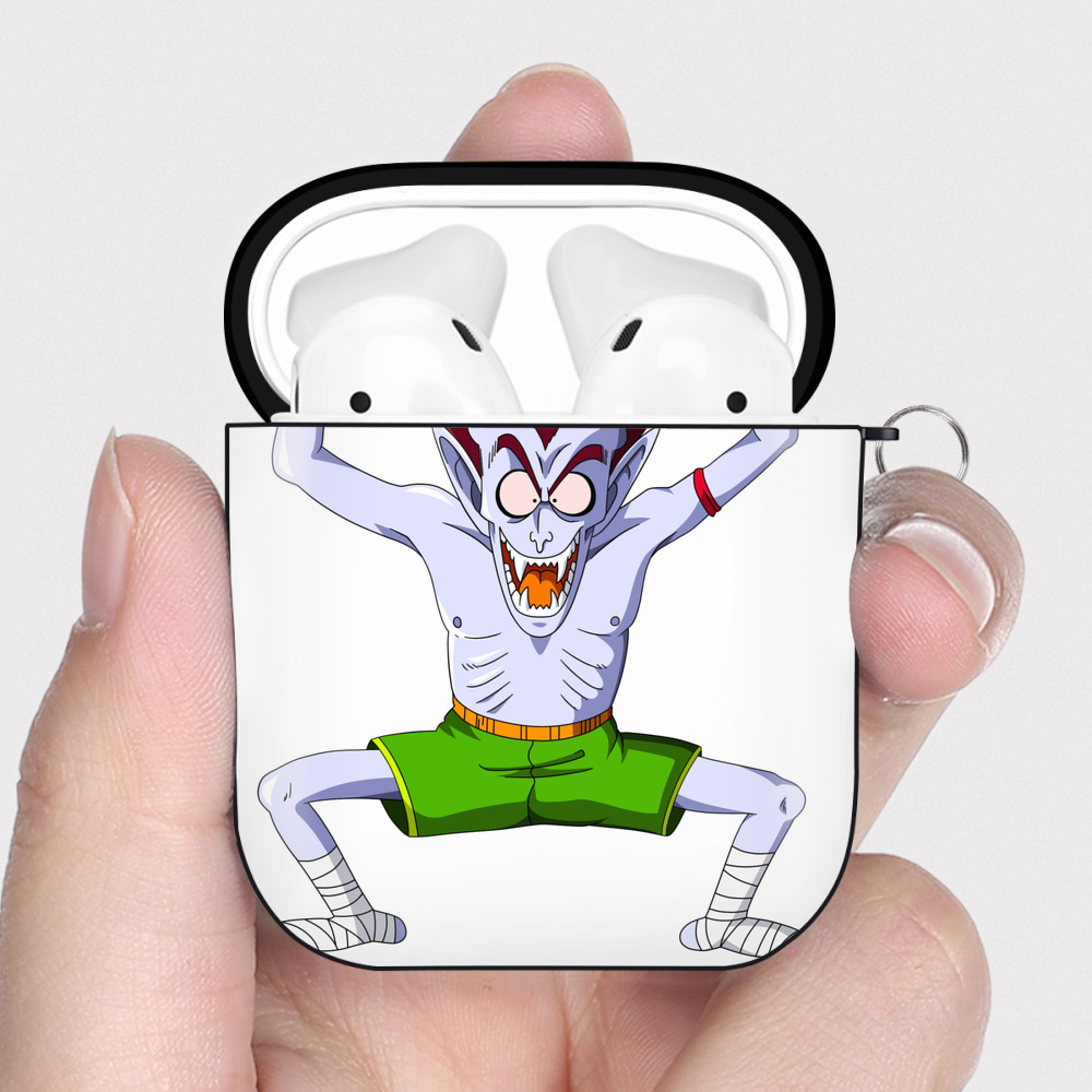 （画像用） ドラゴンボール DRAGON BALL AirPods 第2世代保護ケース ハードシェル ブラック 耐衝撃・防指紋・カラビナ付き