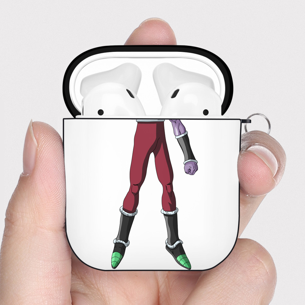 （画像用） ドラゴンボール DRAGON BALL AirPods 第2世代保護ケース ハードシェル ブラック 耐衝撃・防指紋・カラビナ付き