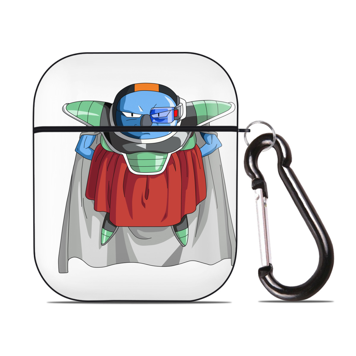 （画像用） ドラゴンボール DRAGON BALL AirPods 第2世代保護ケース ハードシェル ブラック 耐衝撃・防指紋・カラビナ付き