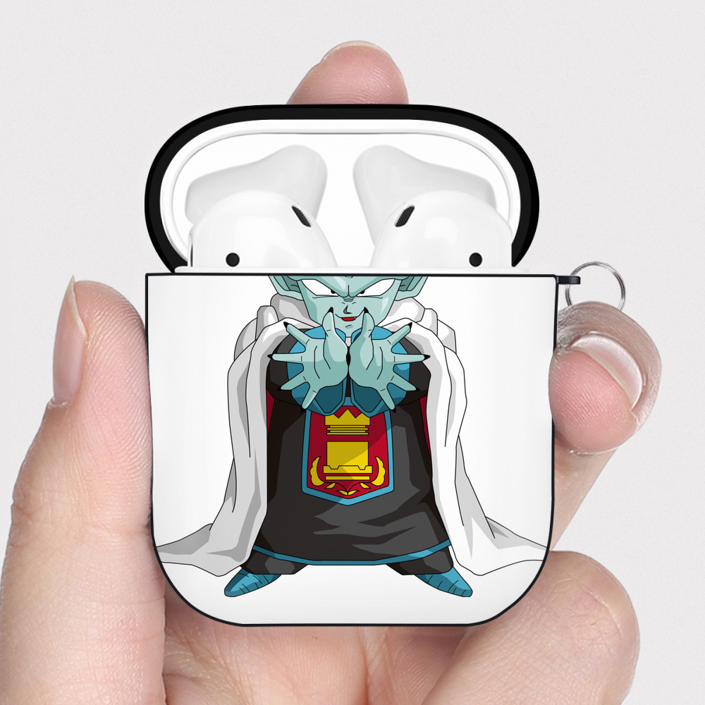 （画像用） ドラゴンボール DRAGON BALL AirPods 第2世代保護ケース ハードシェル ブラック 耐衝撃・防指紋・カラビナ付き