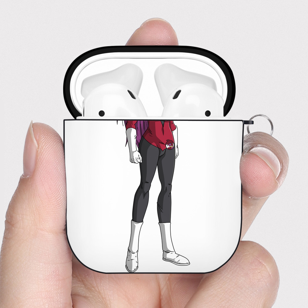 （画像用） ドラゴンボール DRAGON BALL AirPods 第2世代保護ケース ハードシェル ブラック 耐衝撃・防指紋・カラビナ付き