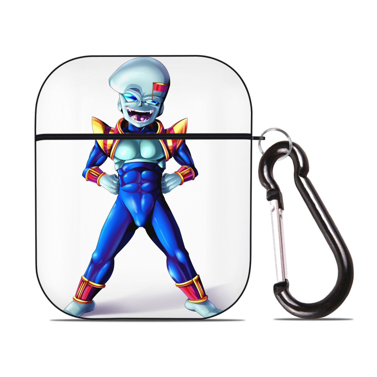 （画像用） ドラゴンボール DRAGON BALL AirPods 第2世代保護ケース ハードシェル ブラック 耐衝撃・防指紋・カラビナ付き