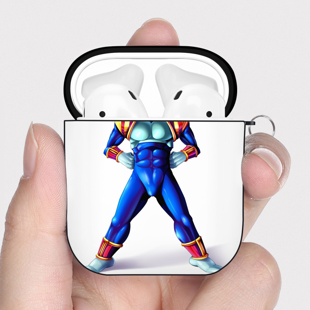 （画像用） ドラゴンボール DRAGON BALL AirPods 第2世代保護ケース ハードシェル ブラック 耐衝撃・防指紋・カラビナ付き
