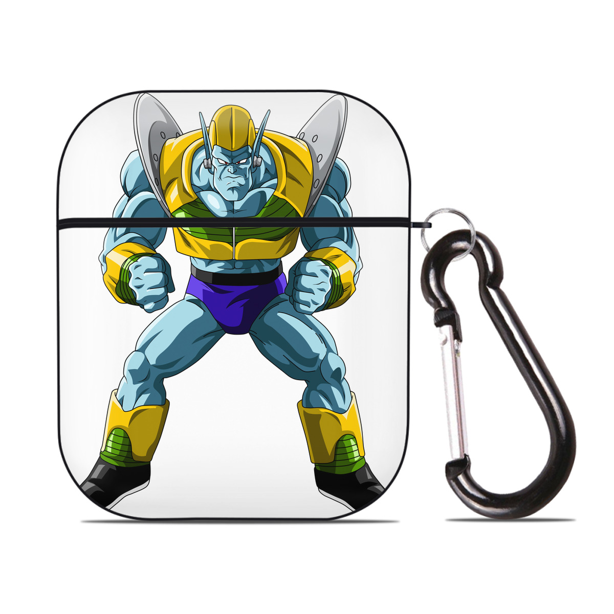 （画像用） ドラゴンボール DRAGON BALL AirPods 第2世代保護ケース ハードシェル ブラック 耐衝撃・防指紋・カラビナ付き