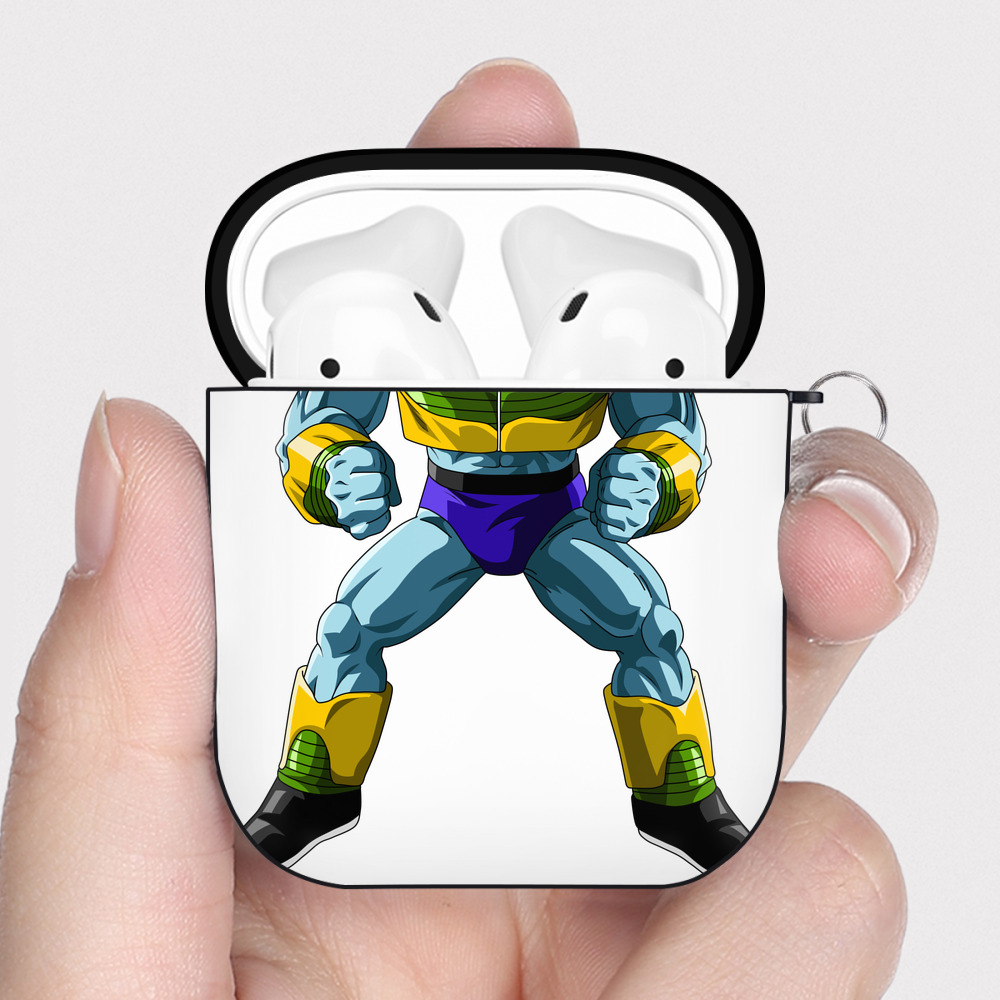 （画像用） ドラゴンボール DRAGON BALL AirPods 第2世代保護ケース ハードシェル ブラック 耐衝撃・防指紋・カラビナ付き