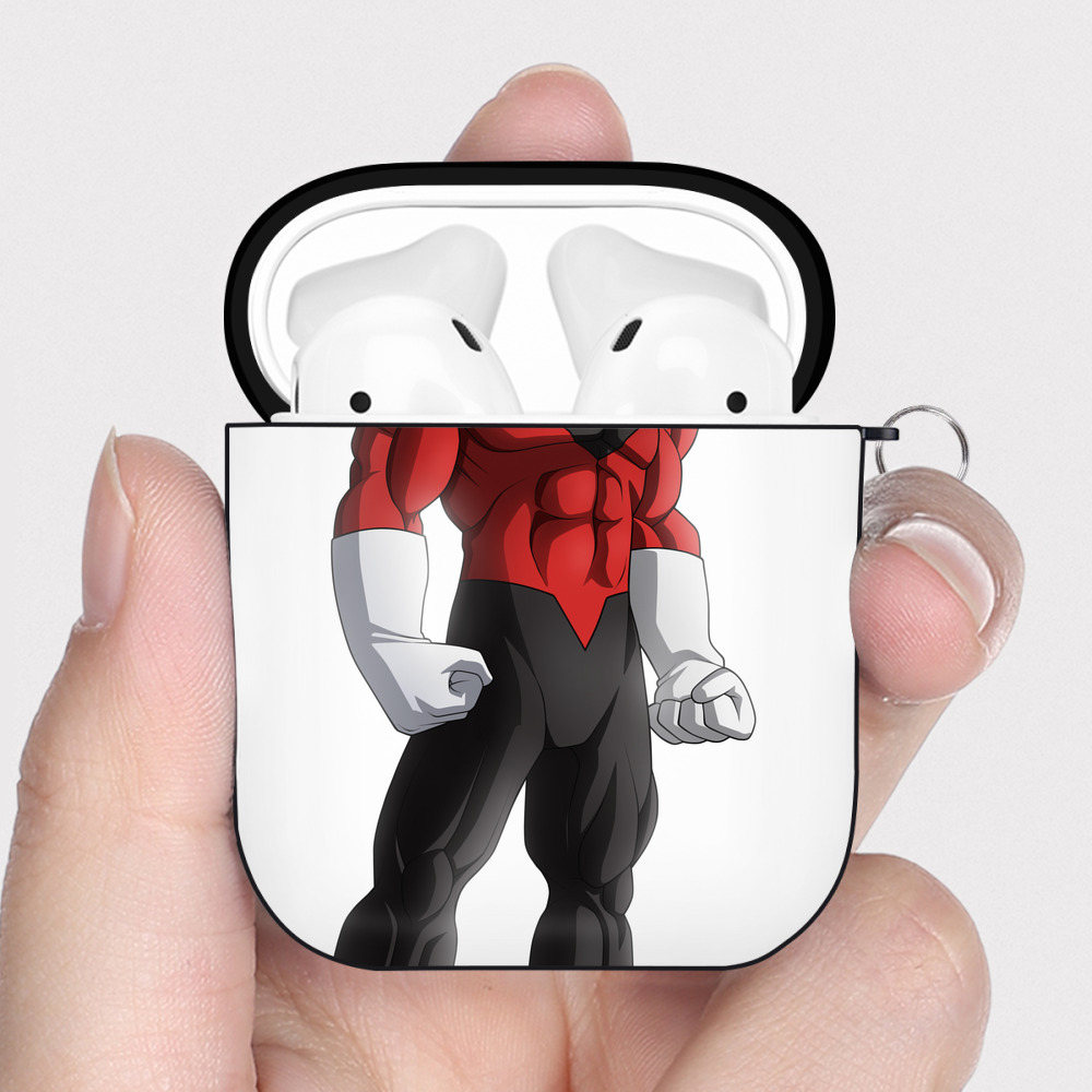 （画像用） ドラゴンボール DRAGON BALL AirPods 第2世代保護ケース ハードシェル ブラック 耐衝撃・防指紋・カラビナ付き