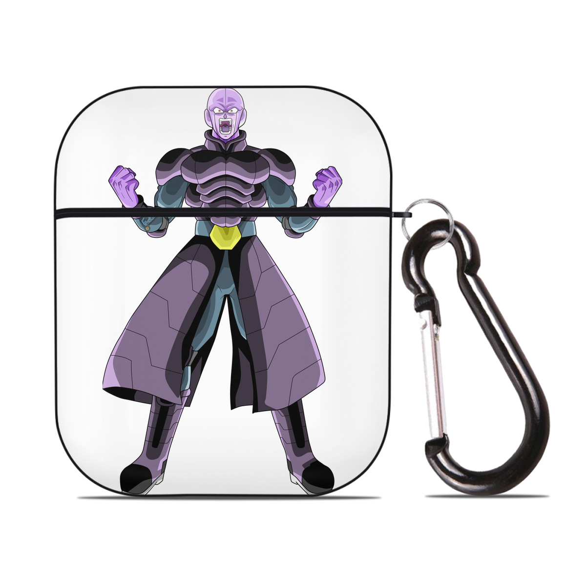 （画像用） ドラゴンボール DRAGON BALL AirPods 第2世代保護ケース ハードシェル ブラック 耐衝撃・防指紋・カラビナ付き