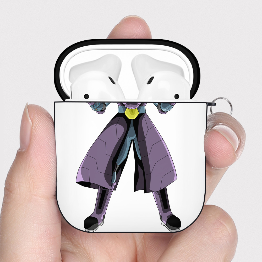 （画像用） ドラゴンボール DRAGON BALL AirPods 第2世代保護ケース ハードシェル ブラック 耐衝撃・防指紋・カラビナ付き