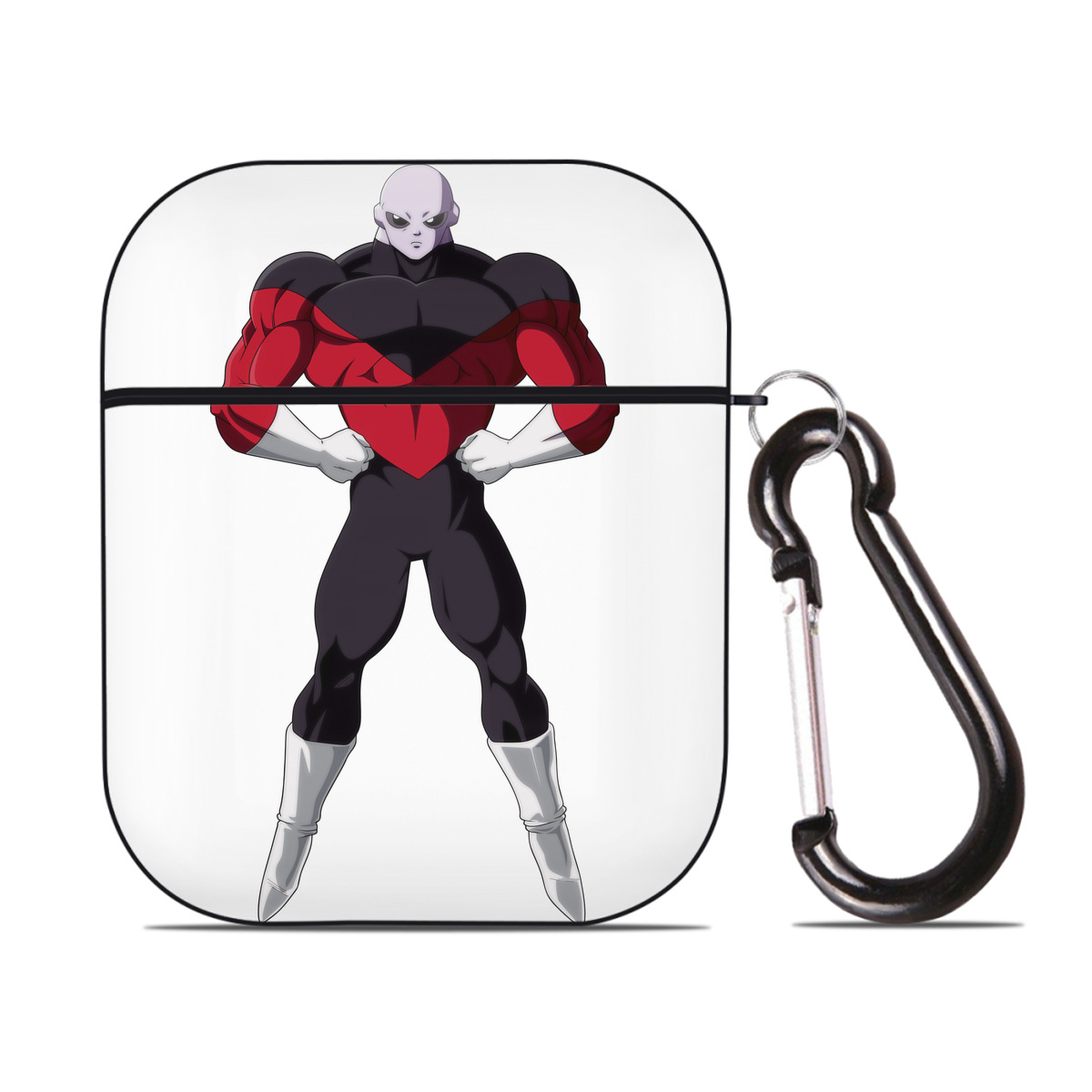 （画像用） ドラゴンボール DRAGON BALL AirPods 第2世代保護ケース ハードシェル ブラック 耐衝撃・防指紋・カラビナ付き