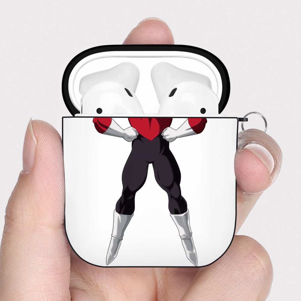 （画像用） ドラゴンボール DRAGON BALL AirPods 第2世代保護ケース ハードシェル ブラック 耐衝撃・防指紋・カラビナ付き