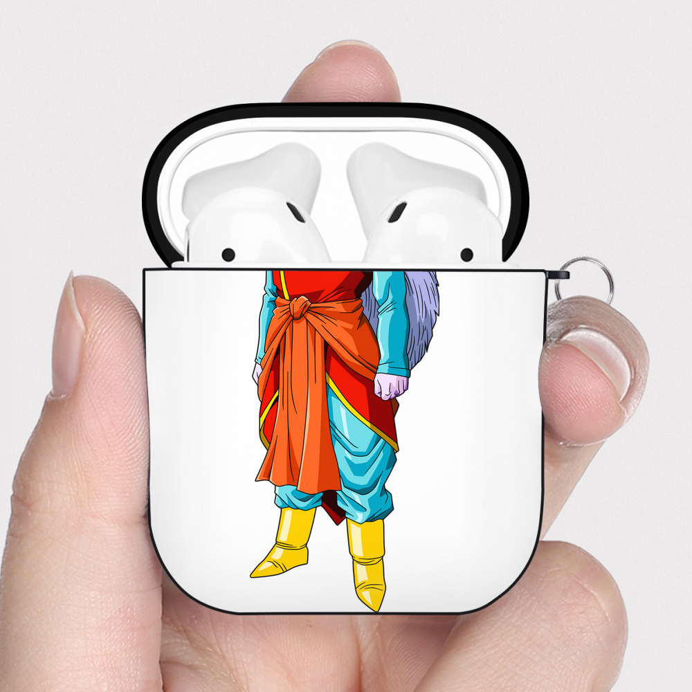 （画像用） ドラゴンボール DRAGON BALL AirPods 第2世代保護ケース ハードシェル ブラック 耐衝撃・防指紋・カラビナ付き