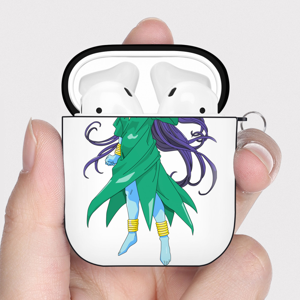 （画像用） ドラゴンボール DRAGON BALL AirPods 第2世代保護ケース ハードシェル ブラック 耐衝撃・防指紋・カラビナ付き