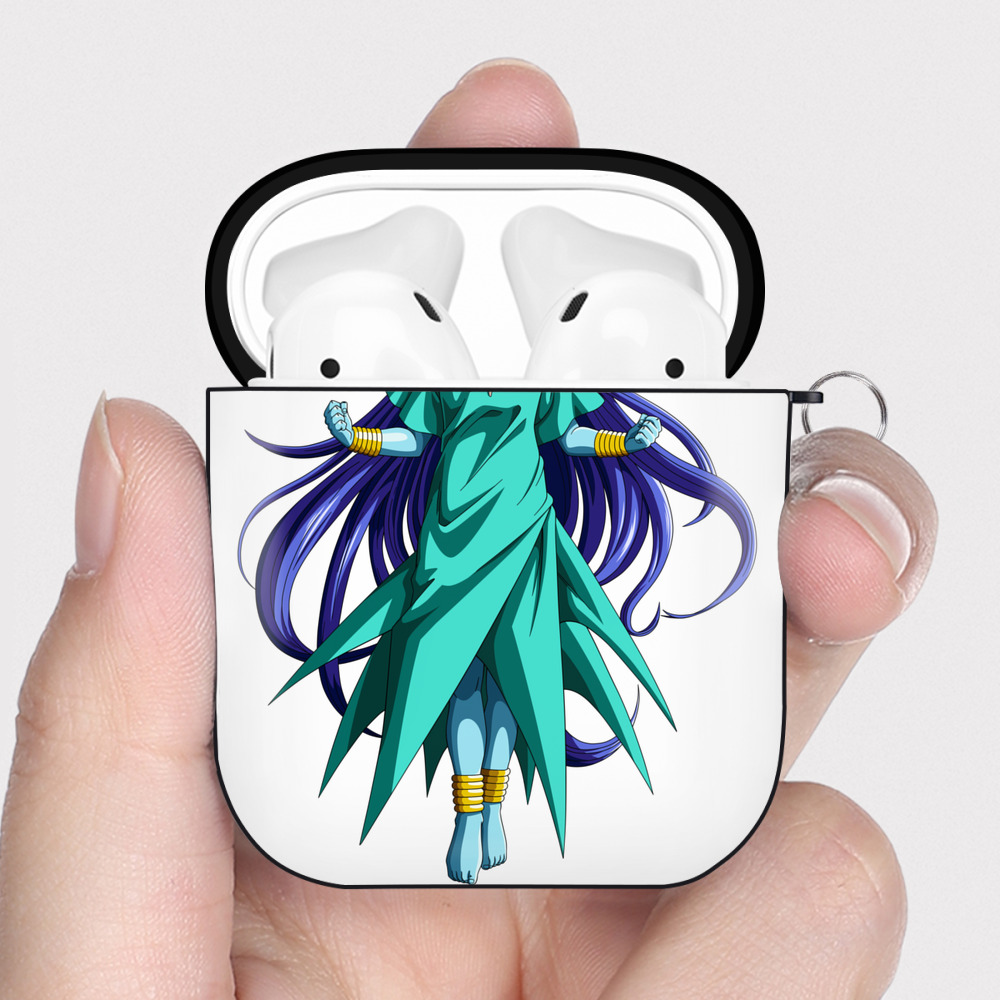 （画像用） ドラゴンボール DRAGON BALL AirPods 第2世代保護ケース ハードシェル ブラック 耐衝撃・防指紋・カラビナ付き